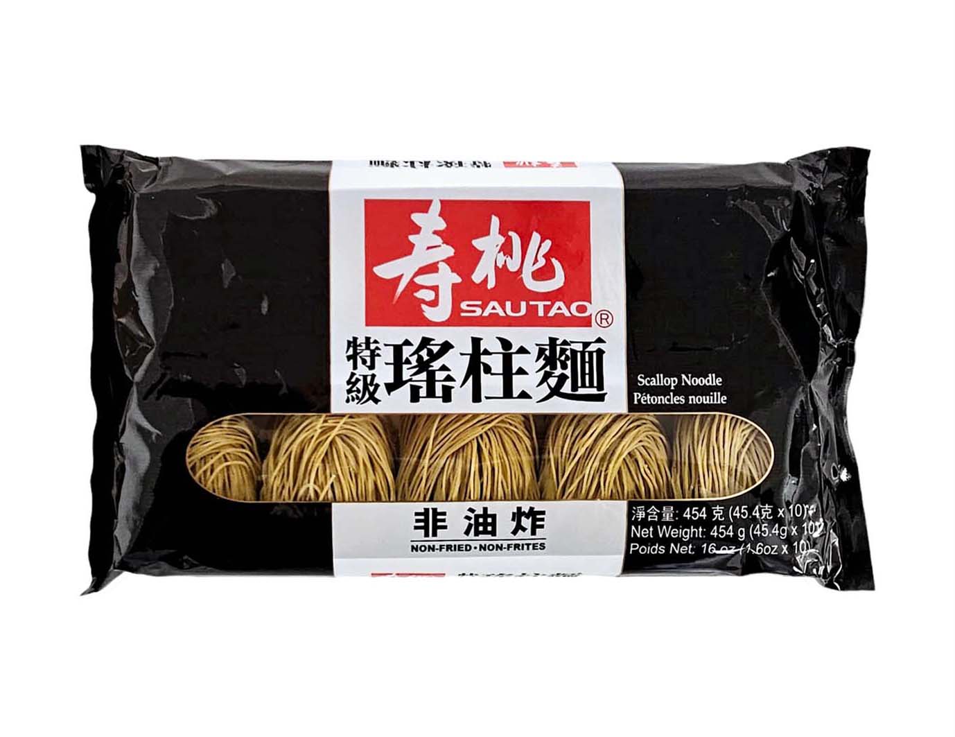 SAO TAOSCALLOP NOODLE 壽桃 特級瑤柱麵*幼條*(16 OZ)