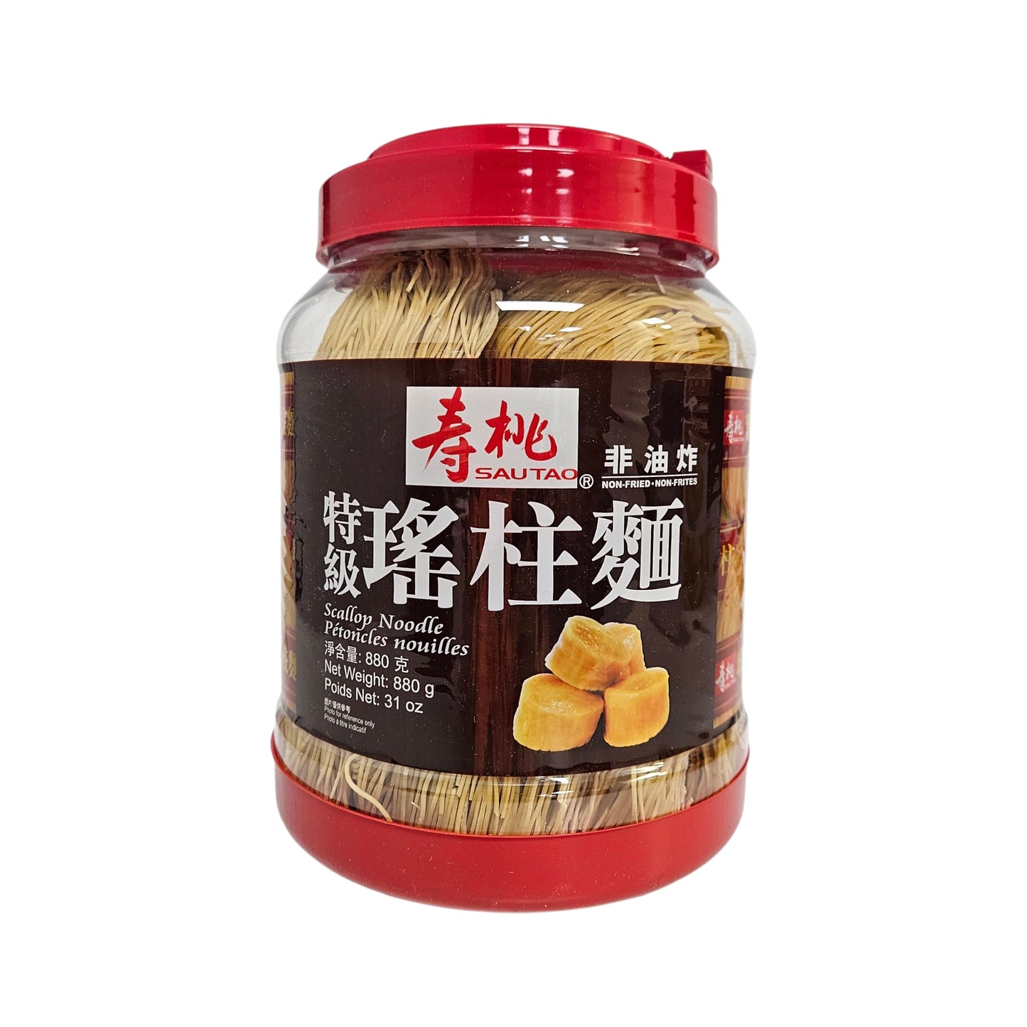 SAO TAO SCALLOP NOODLES 壽桃 特級瑤柱麵*桶裝*(31 OZ)
