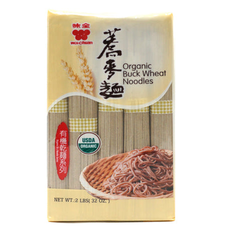 WEI CHUAN ORGNIC BUCK WHEAT NOODLES 味全 有機蕎麥麵（907 G）
