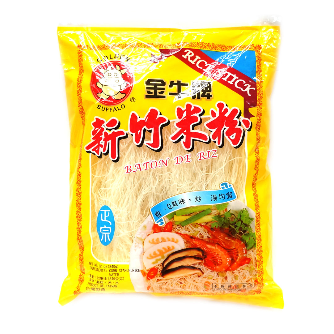 GOLDEN BUFFAL RICE STICK 金牛 新竹米粉(340 G)