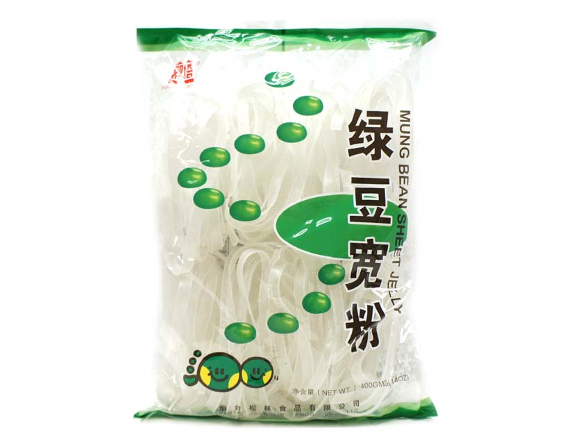 DOUBLE PAGODA MUNG BEAN SHEET JELLY 雙塔/林生記 綠豆寬粉(400 G)
