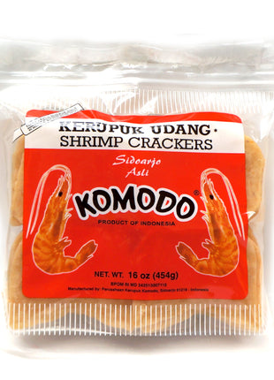 KOMODO INDONESIAN SHRIMP CRACKER 印尼 印尼蝦片（16 OZ）