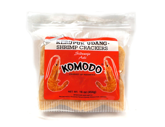 KOMODO INDONESIAN SHRIMP CRACKER 印尼 印尼蝦片（16 OZ）