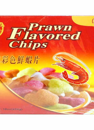 PRAWN FLAVORED CHIPS 森記 彩色蝦片(16 OZ)