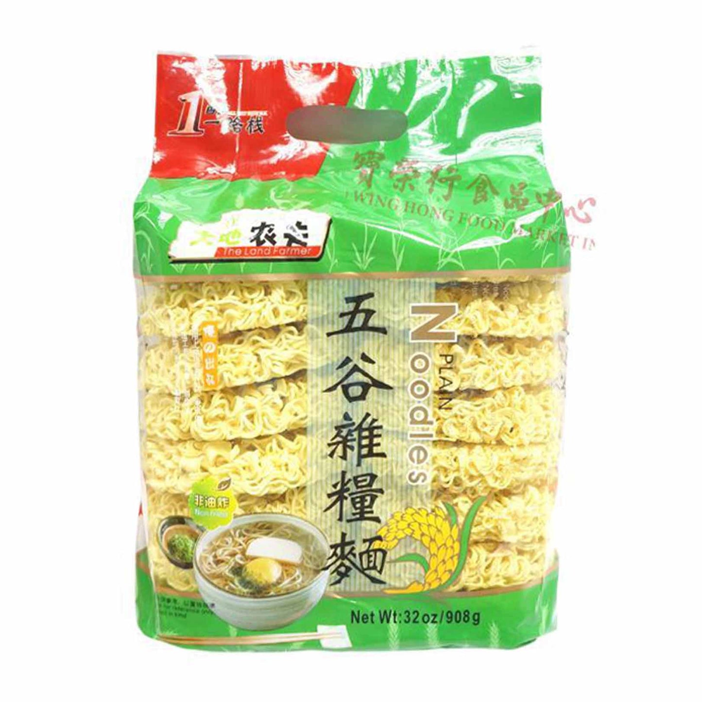THE LAND FARMER PLAIN NOODLES (WHOLE GRAINS)大地農夫 五穀雜糧麵 (32 OZ)
