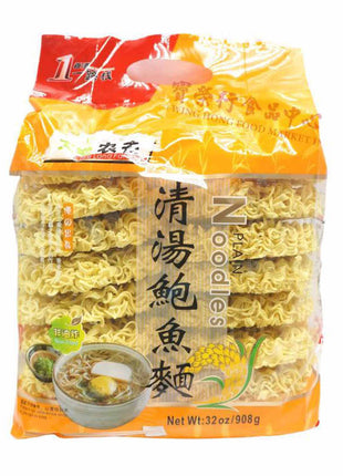 THE LAND FARMER PLAIN NOODLES (ABALONE FLAVOR)  大地農夫 清湯鮑魚麵（32 OZ)