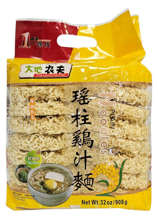 THE LAND FARMER PLAIN NOODLES (SCALLOP CHICKEN FLAVOR)大地農夫 瑤柱雞汁麵（32 OZ)
