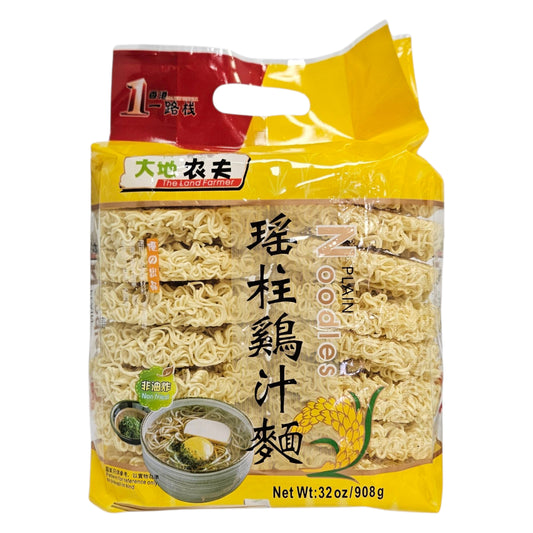 THE LAND FARMER PLAIN NOODLES (SCALLOP CHICKEN FLAVOR)大地農夫 瑤柱雞汁麵（32 OZ)
