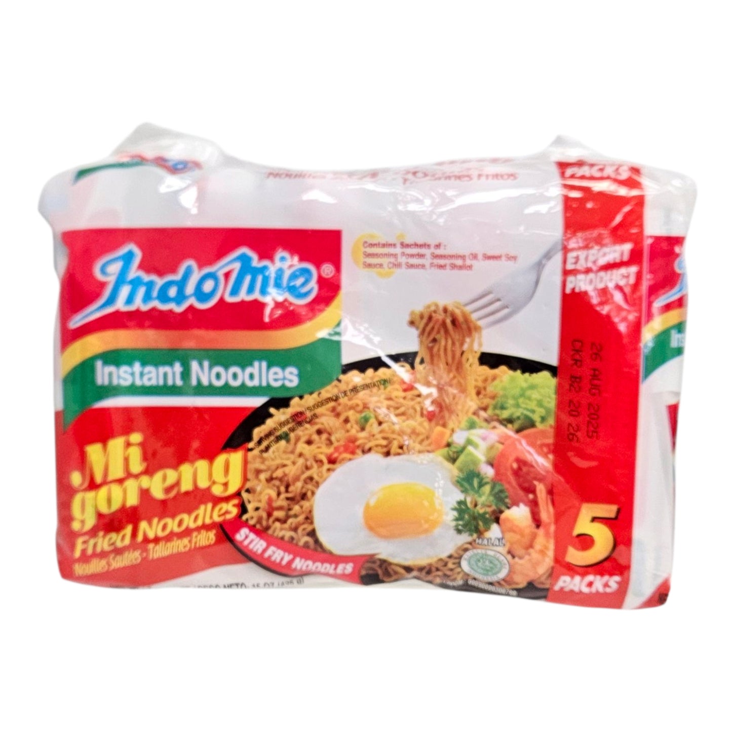 INDOMIE MI-GORENG FRIED NOOD 印尼 營多炒麵（5x3 OZ）