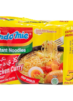 INDOMIE CHICKEN CURRY F-NOODLE 印尼 咖喱雞味麵（5x2.82 OZ）