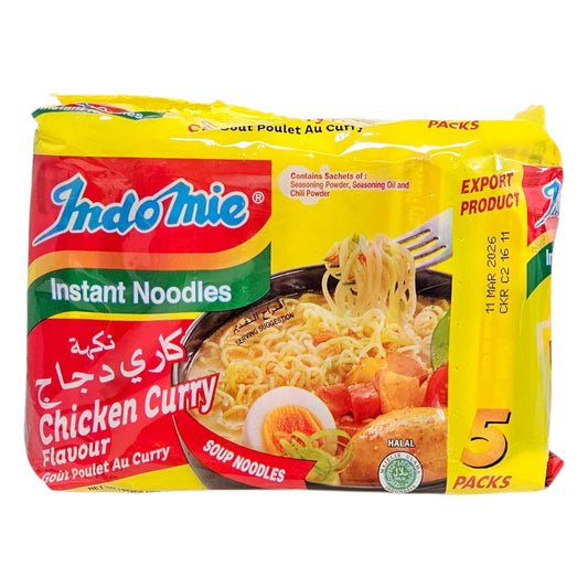 INDOMIE CHICKEN CURRY F-NOODLE 印尼 咖喱雞味麵（5x2.82 OZ）