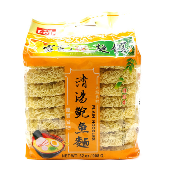 PLAIN NOODLE 富記 清湯鮑魚麵(32 OZ)