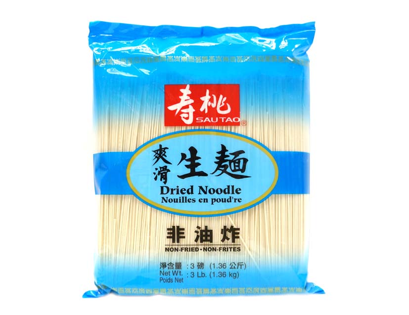 SAO TAO CHINESE STYLE NOODLE 壽桃 爽滑生麵（3 LB）