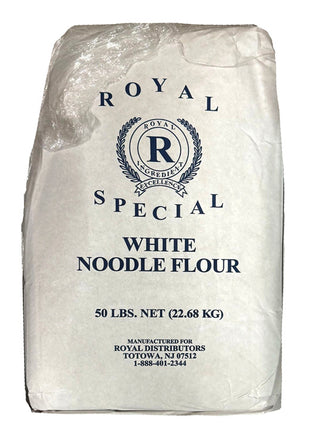 ROYAL  WHITE NOODLE FLOUR  特白麵粉*白色袋*（50 LB）