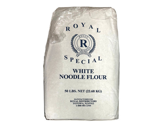 ROYAL  WHITE NOODLE FLOUR  特白麵粉*白色袋*（50 LB）