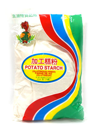 COCK POTATO STARCH 富源隆/雄雞  加工糕粉（16 OZ）