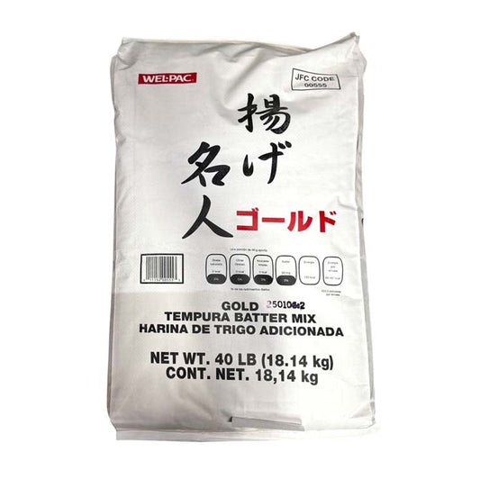 WEL PAC GOLD TEMPURA BATTER MIX 日本 炸蝦粉（40 LB）
