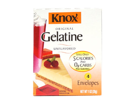 KNOX  UNFLAVORED GELATINE 魚膠粉(1 OZ)