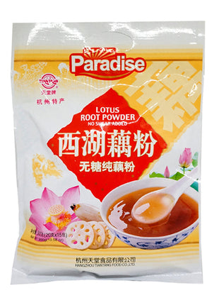 PARADISE LOTUS ROOT POWDER (NO SUGAR ADDED)天堂 西湖蓮藕粉*無糖*(300 G)