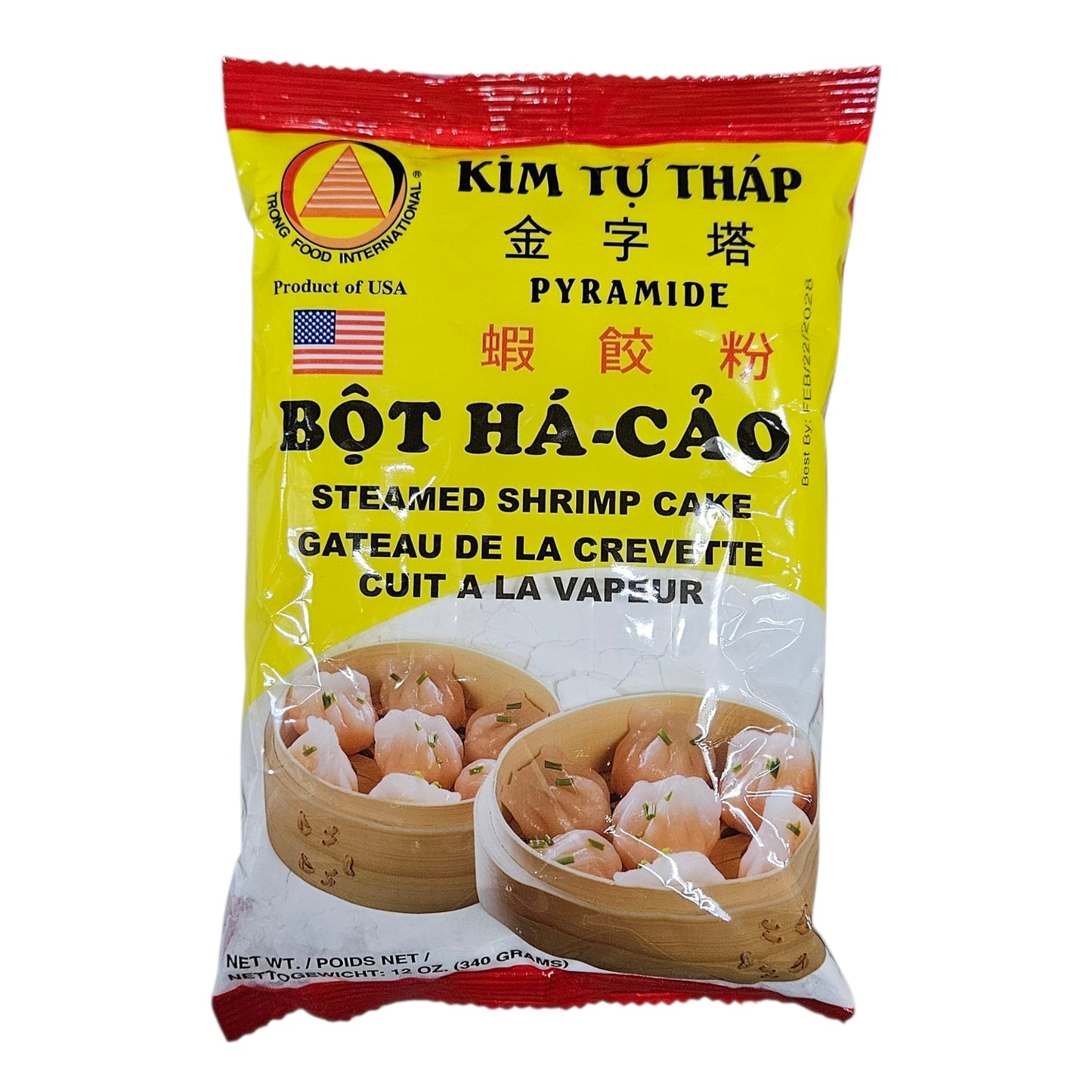 SHRIMP DUMPLING FLR (BOT HA CAO) 金字塔 蝦餃粉（12 OZ）