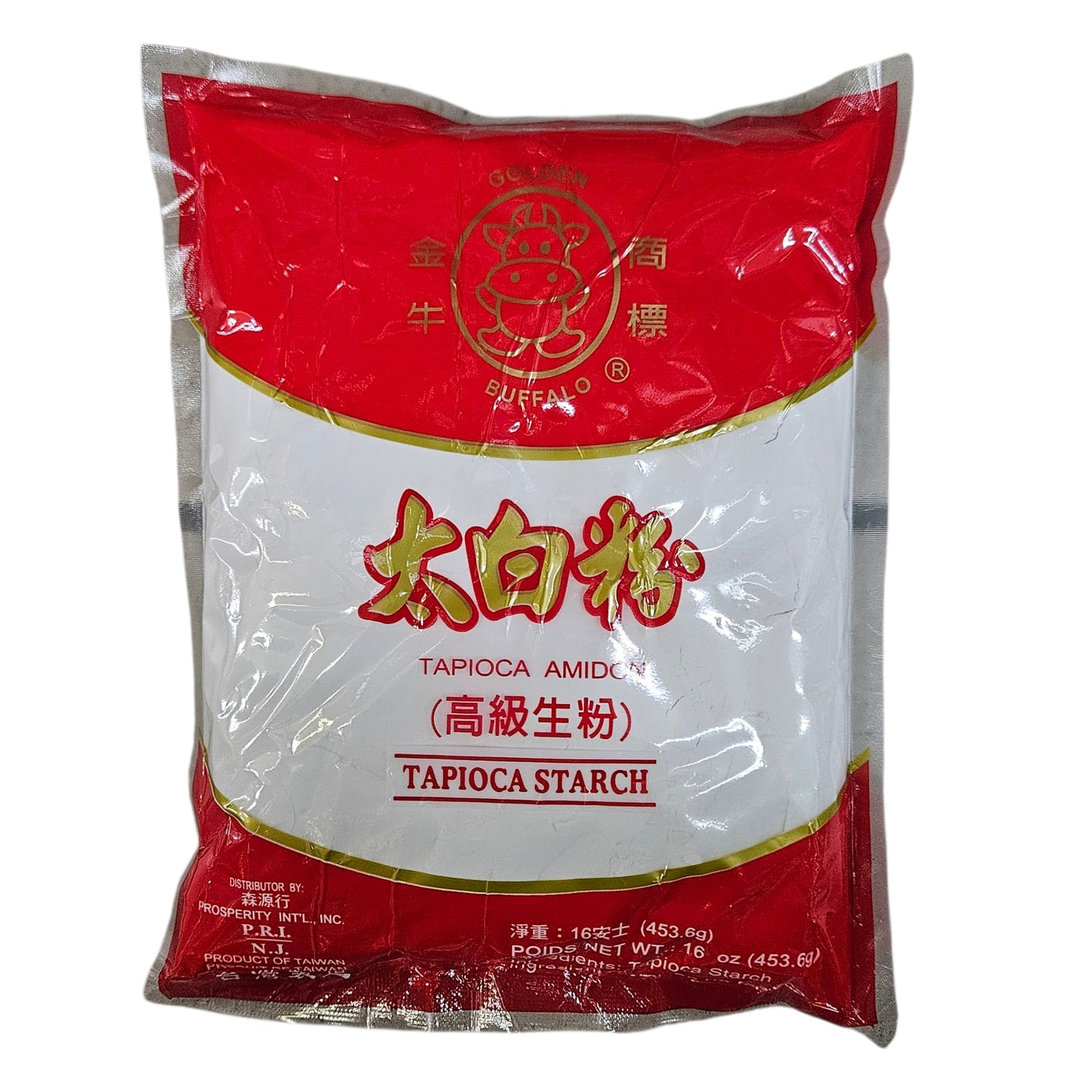 GOLDEN BUFFALO TAPIOCA STARCH 金牛 太白粉(16 OZ)