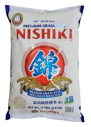 NISHIKI PREMIUM RICE 錦字 錦字米(15 LB)