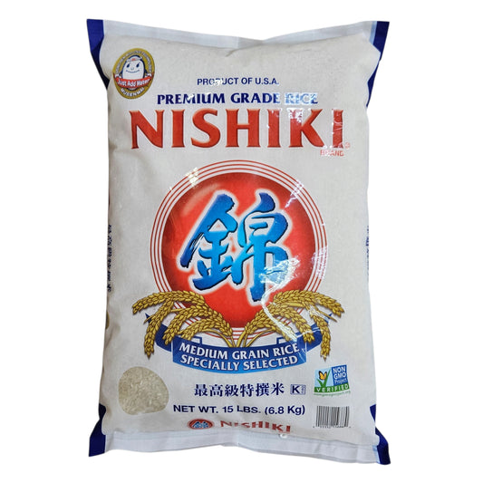 NISHIKI PREMIUM RICE 錦字 錦字米(15 LB)