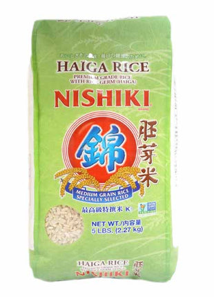 NISHIKI PREMIUM GRADE RICE WITH RICE GERM (HAIGA)錦字 胚芽米(5 LB)
