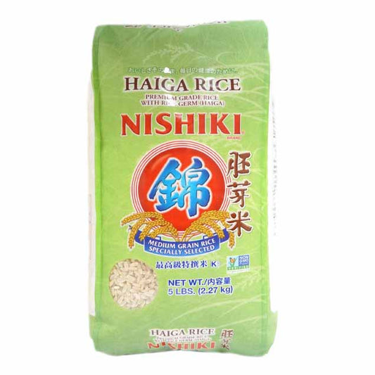 NISHIKI PREMIUM GRADE RICE WITH RICE GERM (HAIGA)錦字 胚芽米(5 LB)