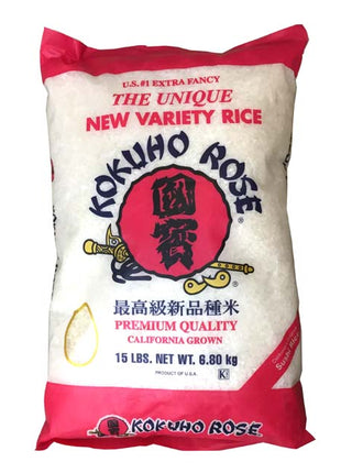 KOKUHO  ROSE RICE 紅國寶米 (15 LB)