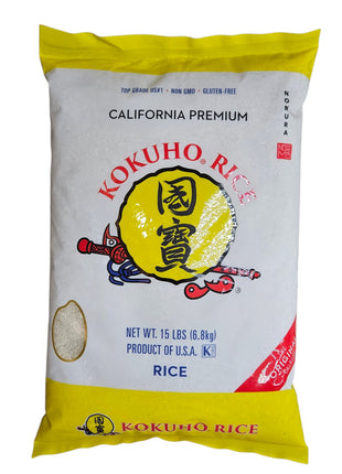 NOMURA YELLOW KOKUHO RICE 黃國寶米（15 LB）