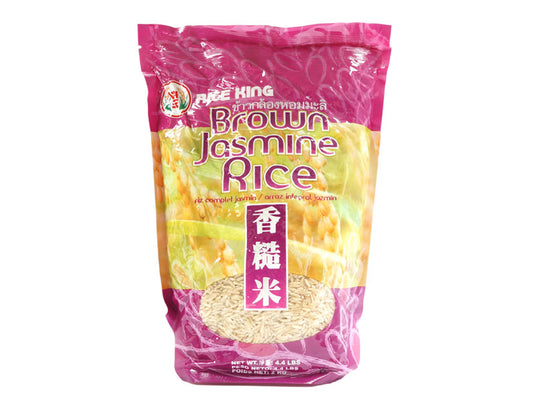 RICE KING BROWN JASMINE RICE 米王 香糙米（2 KG）