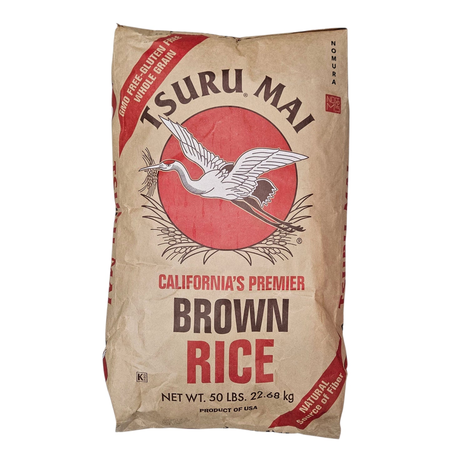 TSURU BROWN RICE 加州糙米（50LB）
