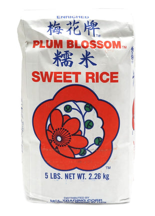 PLUM BLOSSOM SWEET RICE 梅花 圓糯米(5 LB)