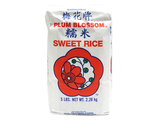 PLUM BLOSSOM SWEET RICE 梅花 圓糯米(5 LB)