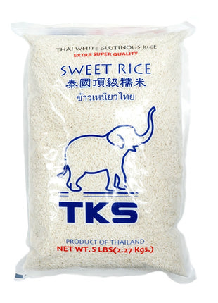 SWEET RICE L/GRAIN 長糯米*泰國*(5 LB)