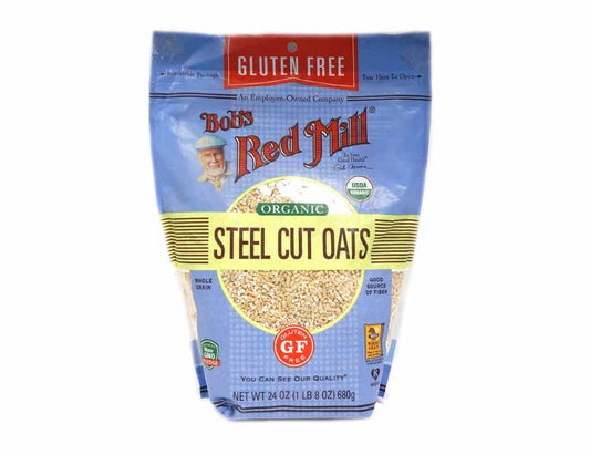 ORGANIC STEEL CUT OATS GLUTEN FREE 有機燕麥*無麩質*(24 OZ)