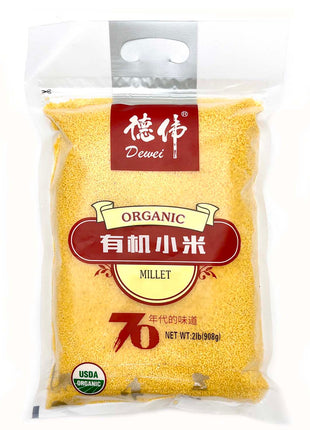 DEWEI ORGANIC MILLE 德偉 有機小米（908 G）