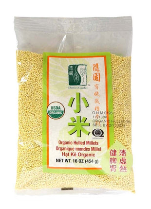 ORGANIC HULLED MILLETS 隨園 有機小米(16 OZ)