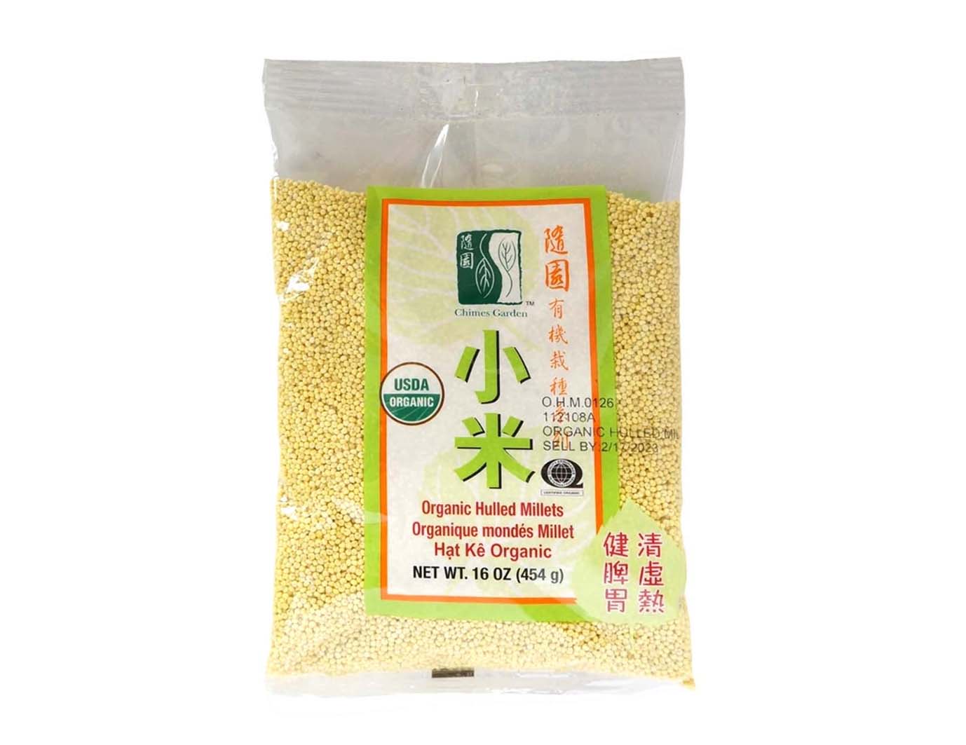ORGANIC HULLED MILLETS 隨園 有機小米(16 OZ)