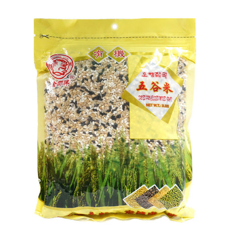 GOLDEN LION DRIED PROCESSED MIXED RICE 金獅 五穀米 (3 LB)