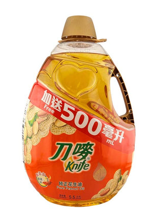 KNIFE  PURE PEANUT OIL 刀嘜  花生油(5.5 L)