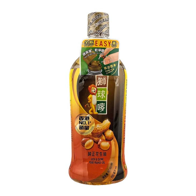 LION  EXTRA VIRGIN PEANUT OIL 獅球嘜 花生油(900 ML)
