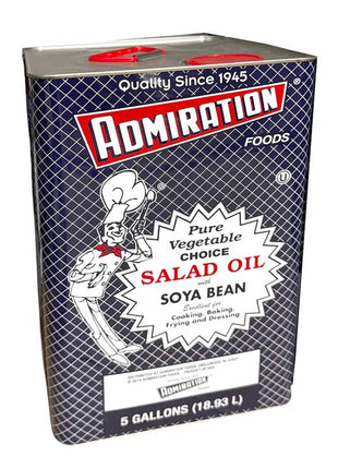 ADMIRATION SOYA BEAN OIL 鐵桶豆油(5 GAL)