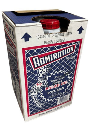 ADMIRATION-SALAN OIL SOYA BEAN 膠罐菜油（5 GAL）