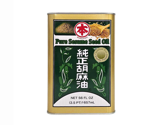 MARUHON PURE SESAME SEED OIL 本字 麻油(3.5 LB)