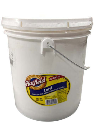 HAT FIELD LARD OIL 豬油*膠桶*(38.5 LBS)