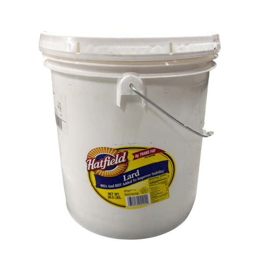 HAT FIELD LARD OIL 豬油*膠桶*(38.5 LBS)