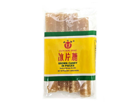 BROWN CANDY IN PIECES 南字 片糖(14 OZ)