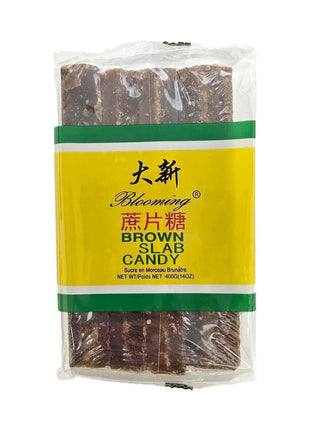 BLOOMING  BROWN SLAB CANE SUGARCANE SLICE 大新 蔗片糖(400 G)